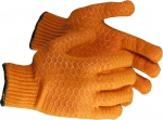 Перчатки трикотажные, с противоскользящим двусторонним перекрестным покрытием, S-M, ЗУБР, 11278-S