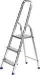 Лестница-стремянка алюминиевая, 3 ступени, 60 см, СИБИН, 38801-3